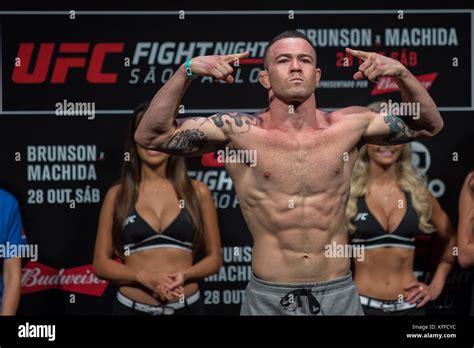 São Paulo Brazil 27th October 2017 UFC fighter Colby Covington of