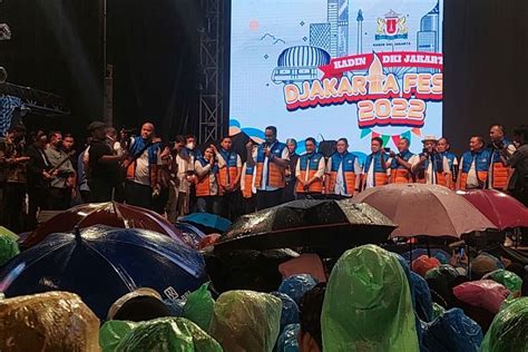 Foto Hadiri Djakarta Festival 2022 Anies Harap Kadin DKI Jakarta