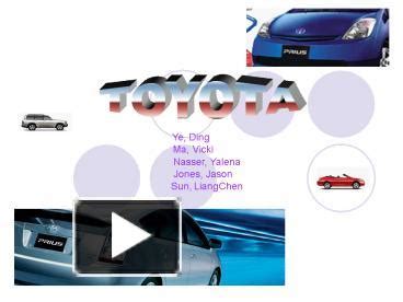 PPT TOYOTA PowerPoint Presentation Free To View Id 2ed79 YjViN