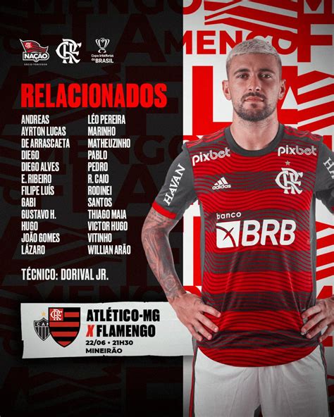 Flamengo On Twitter Confira Os Relacionados Do Meng O Para A Partida