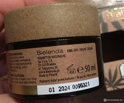 Bielenda Cbd Cannabidiol Moisturizing