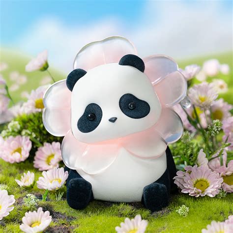 【52toys】panda Roll限定版 春天花花果赖熊猫丫丫同款吊卡手办虎窝淘