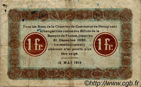 Billets Du Xx Me Si Cle Les Billets Des Chambres De Commerce