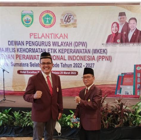 Pengurus DPW PPNI Sumsel Periode 2022 2027 Resmi Dilantik