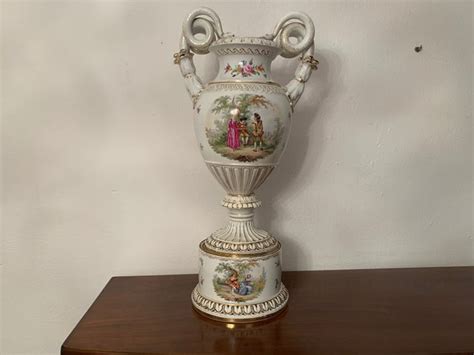 Vase 19 Jh Von Carl Teichert für Meissen Deutschland bei Pamono kaufen