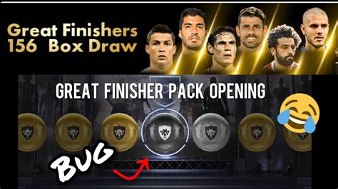 Great Finishers 156 Stars Box Draw Opening PES 2018 Mobile YouTube