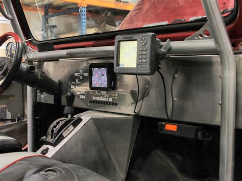 Jeep Yj Laser Cut Aluminum Dash W Switch Panel Genright Off Road