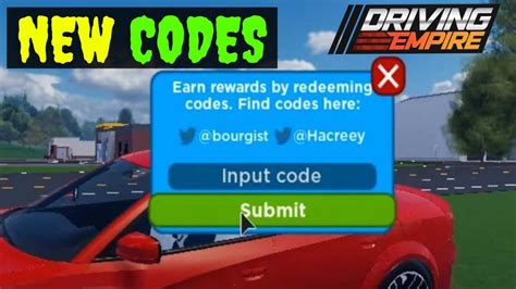 3 New Driving Empire Codes Roblox Driving Empire Codes New Working