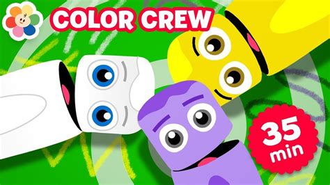 Learn Colors for Babies w Color Crew | Coloring Pages | Learning Color ...