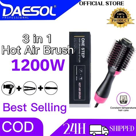 Hair Dryer Styler Volumizer W In Hot Air Brush Salon