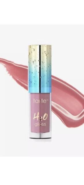 Tarte H2o Lip Gloss Rainforest Of The Sea Hang Ten Mauve Pink Travel Size New Ebay