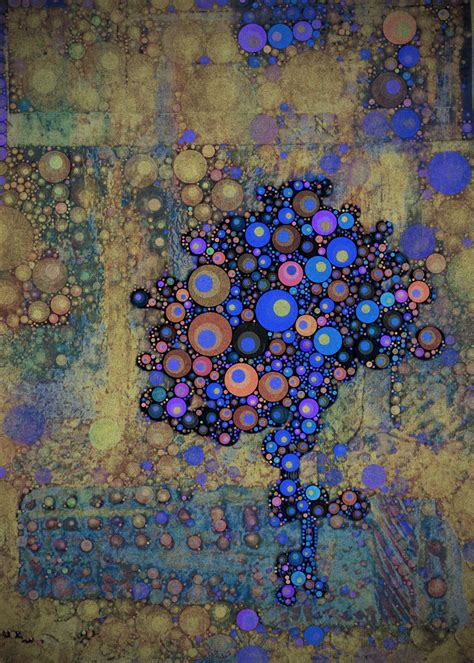 Blue moon tree | Painting, Artwork, Art