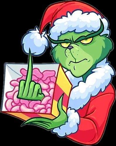 Grinch 2 png Dibujos animados bonitos Dibujos animados navideños