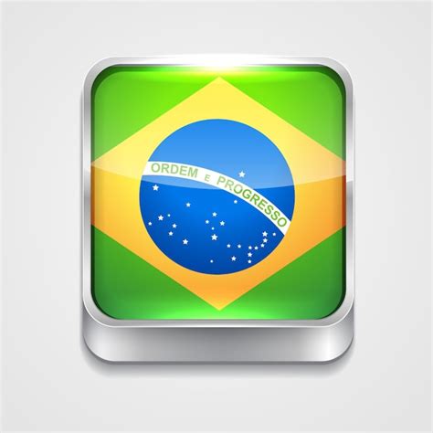 Premium Vector Flag Of Brazil