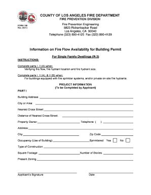 La County Building Permits Fill And Sign Printable Template Online