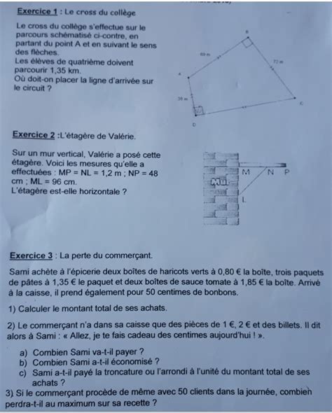 Svp Je Ne Comprends Pas Le Et Pourriez Vous Maider Maths Pythagore