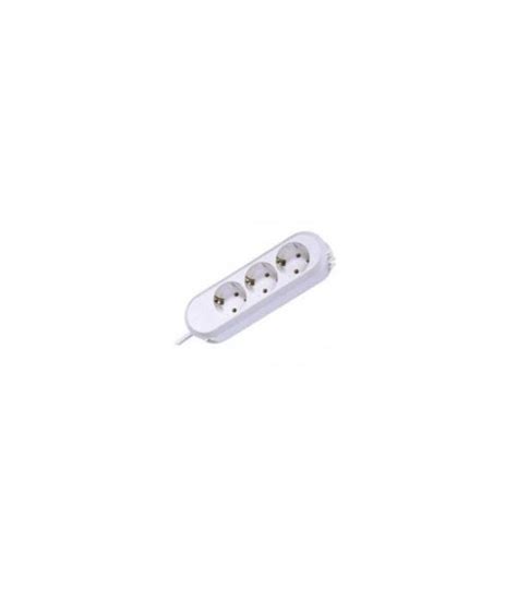 Bachmann Smart 3x 3 M Multiprise C Ble D Alimentation 388 271 Blanc