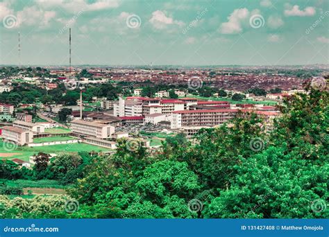 Aerial View of University College Hospital UCH Ibadan Nigeria Stock Photo - Image of hills ...