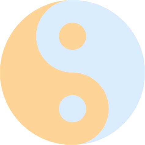 Ying Yang Generic Flat Icon