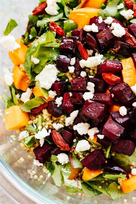 Roasted Beets Sweet Potato Salad