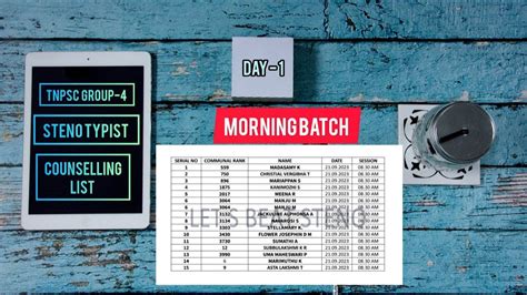 TNPSC GROUP 4 STENO TYPIST COUNSELLING YouTube