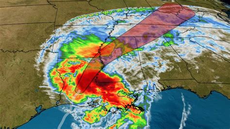 Delta Bringing Damaging Winds Flooding Rain To Lower Mississippi