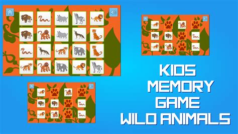 Kids Memory Games Wild Animals by Digi Smile | GameMaker: Marketplace