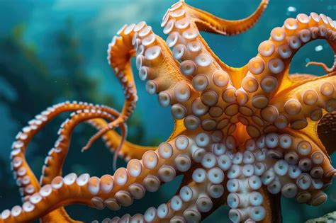 Premium Photo | Octopus and coral reef in the sea