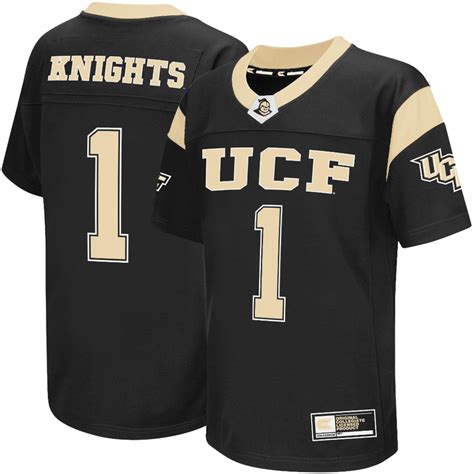 Colosseum 1 Ucf Knights Youth Black Football Jersey