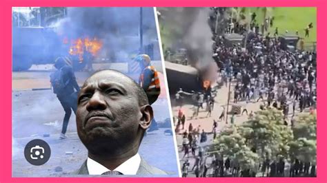 Happening Now CHAOS Erupt In NAIROBI As GEN Z OVERPOWERS Police As They