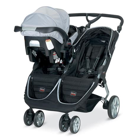 2012 Britax B Agile Double Buggy Stroller Cosmos Black EBay