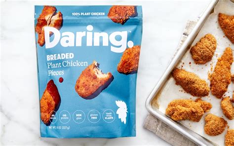 Plant Based Breaded Chicken Pieces 8 Oz Daring Foods Good Eggs