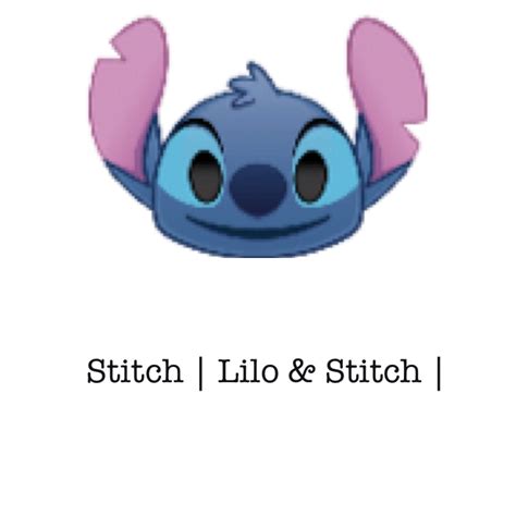 My 16th Disney Emoji: Stitch | Disney emoji blitz, Disney emoji, Stitch drawing