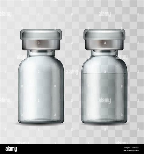 Glass Vial Injection Stock Vector Images Alamy