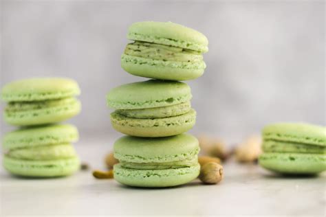 Pistachio Macarons With Pistachio Buttercream Modest Munchies