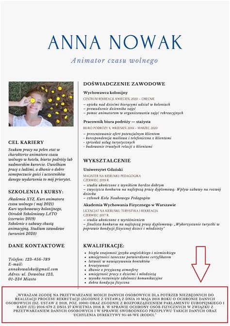 Jak napisać CV Przykłady z omówieniem WZÓR CV do pobrania Poradnik