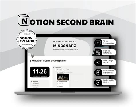 Notion Productivity Dashboard The Ultimate Notion Second Brain