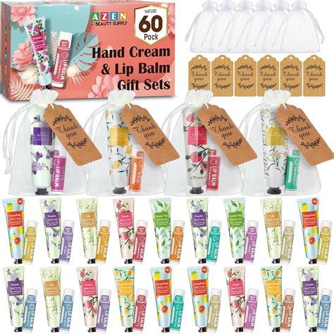 Azen Sets Hand Cream Bulk And Lip Balm Bulk Set Bridal Shower Gifts