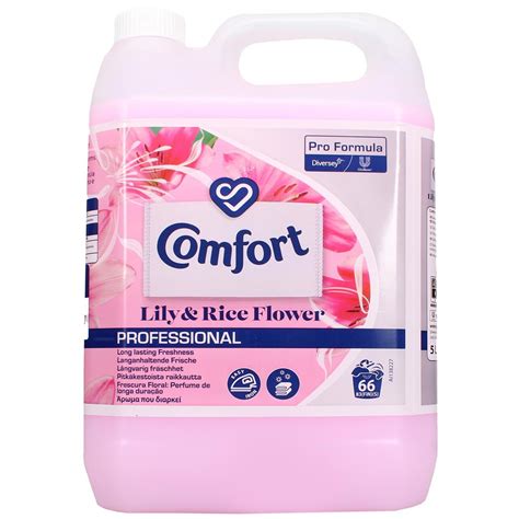 Comfort Lily And Rice Flower Professional Fabric Conditioner 5l Wilko