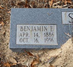 Benjamin Franklin Smith 1886 1956 Find A Grave Memorial