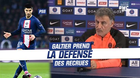 Psg Galtier Prend La D Fense Des Recrues