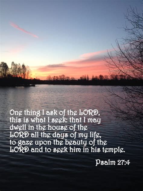 Verse Of The Day Psalm 27 4 KJV Highland Park Baptist Church