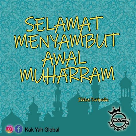 Poster Tahun Baru Hijriah Materi Belajar Online