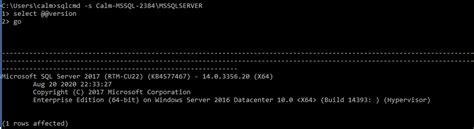 Check Mssql Version Via Command Prompt Virtualization Dbaas And Whatever Crosses My Mind