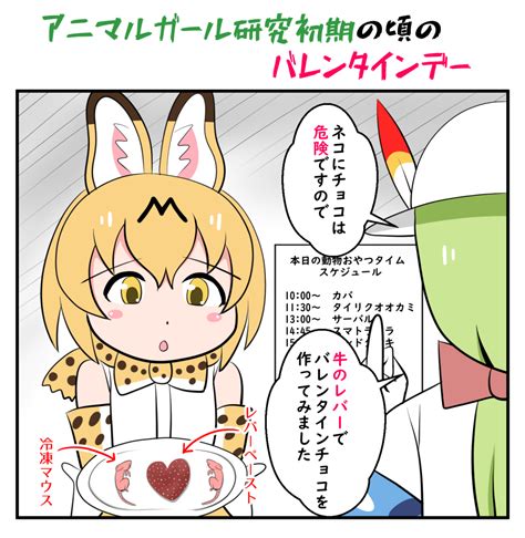 けものフレンズ「サーバルちゃんのバレンタインデー けものフレンズ 」ジェームスの漫画