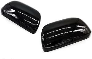 Amazon Eloveq Overlays Gloss Black Side Door Mirror Covers