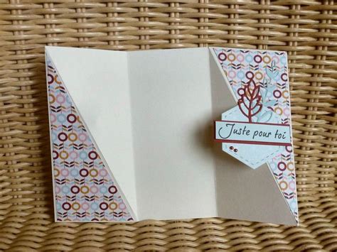 Une Carte Pliage Et Son Tutoriel Le Blog De Cath Fancy Fold