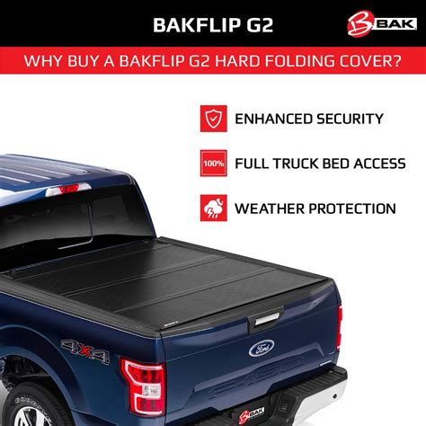 Buy Bak Bakflip G2 Hard Folding Truck Bed Tonneau Cover 226120 Fits