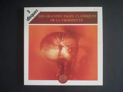 Les Grands Classiques De La Trompette Coffret 3 Vinyles 33 Tours