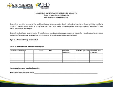 Actividad 3 Guia de Análisis Multidimensional CORPORACIN